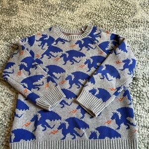 Tea Blue Dragon Sweater